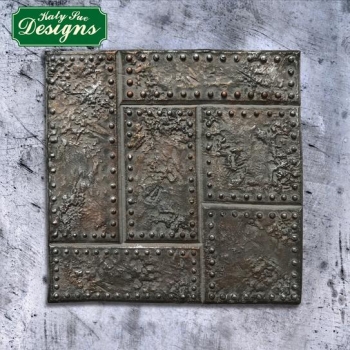 Silicone Mould - Rivited Metal Plate